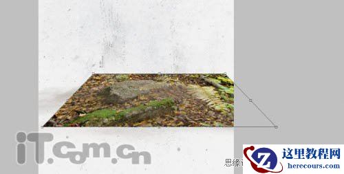 Photoshop合成耀眼的木质纹理字体