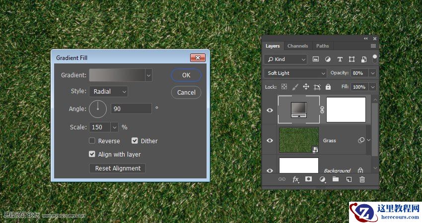 毛茸茸字体：用PS制作动物皮毛艺术字