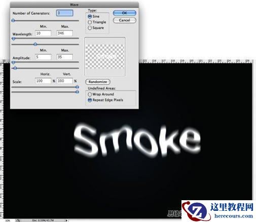 Photoshop设计沙化的字体效果教程