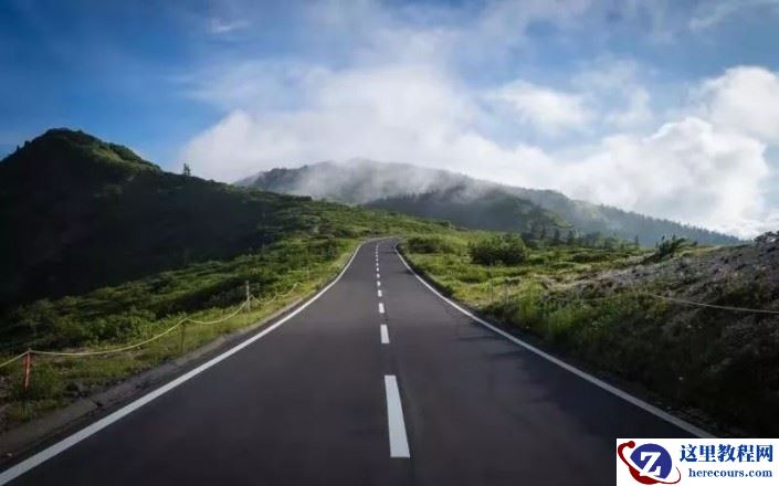 Photoshop通过透视制作公路上的艺术字