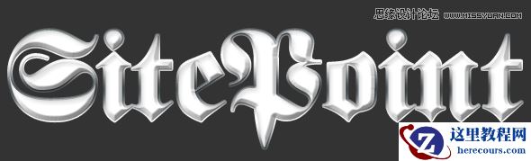 Photoshop制作超酷的钻石艺术字教程