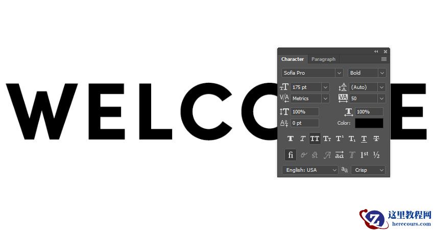Photoshop制作3D立体风格的矩阵LED字体
