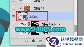 Photoshop制作秋季主题风格的立体字