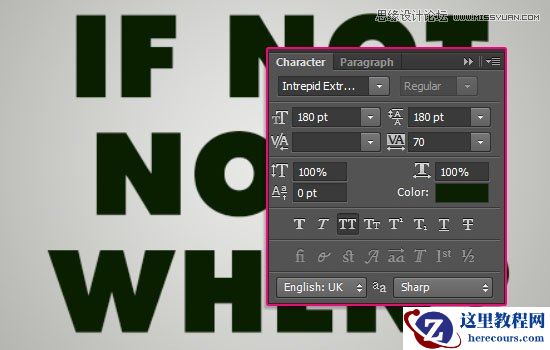 Photoshop设计创意的多边形艺术字教程