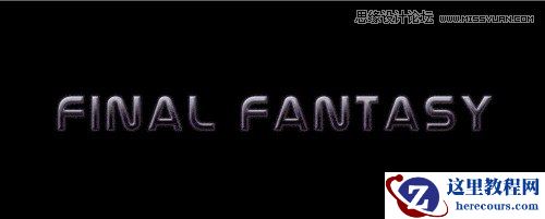 Photoshop使用图层样式制作星空艺术字教程