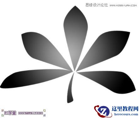 Photoshop制作秋季枫叶组成的艺术字教程