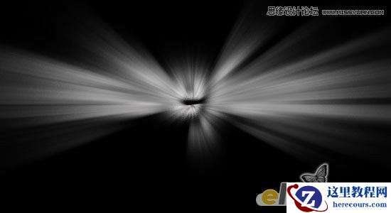 Photoshop利用滤镜制作简单的放射文字