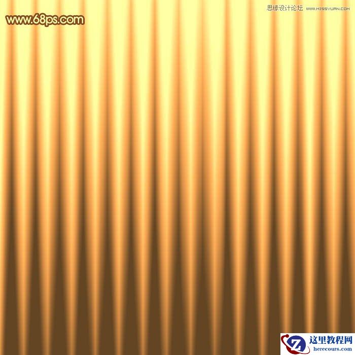 Photoshop制作华丽大气的金色艺术字