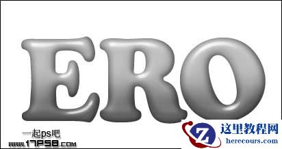 Photoshop制作高光质感塑料字教程