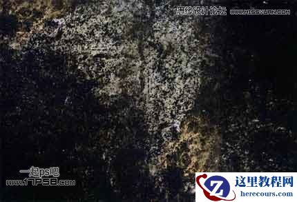 Photoshop制作肮脏泥土字教程