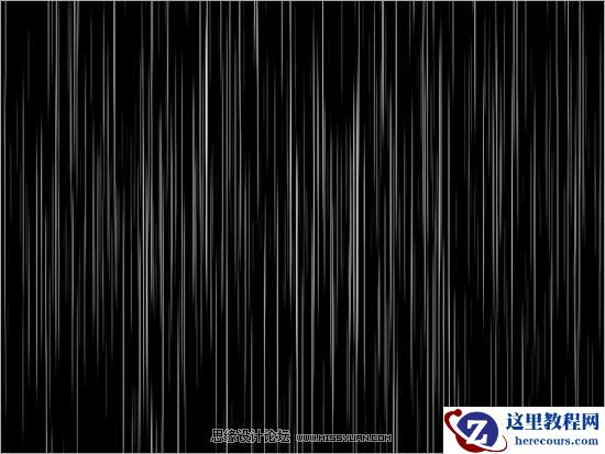 Photoshop制作五彩线条背景的立体字