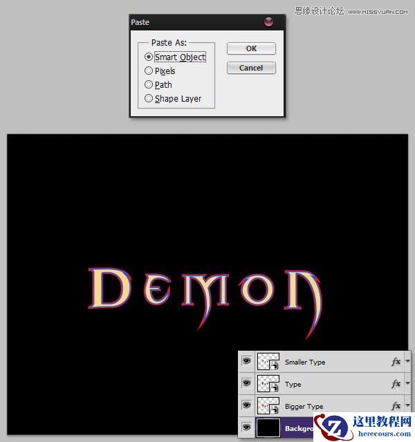 Photoshop制作暗黑破坏神游戏字体教程