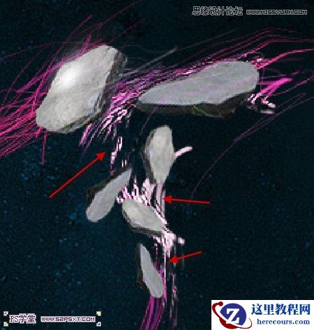 Photoshop制作梦幻光影效果的艺术字教程