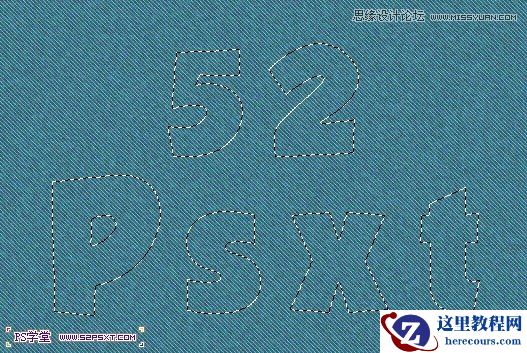 PhotoshopCS6设计非常逼真的牛仔字效