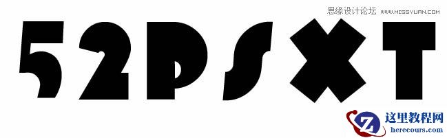 Photoshop制作可爱的卡通描边字教程