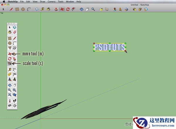 Photoshop和谷歌SketchUp创建超酷的3D立体字