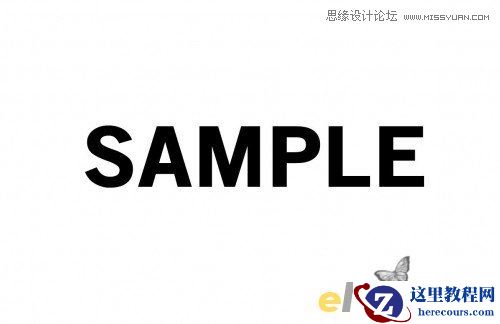 Photoshop制作喷溅颓废效果的艺术字