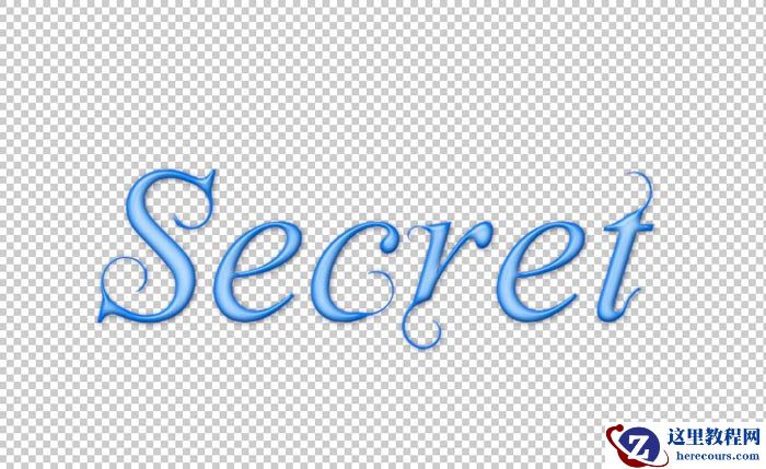 Photoshop制作漂亮的花朵浮雕字教程