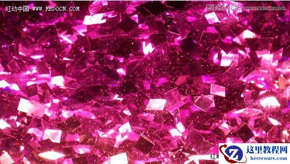 Photoshop制作甜美质感的宝石艺术字教程