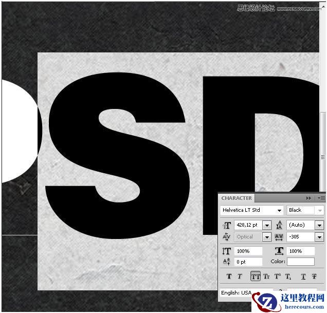 Photoshop制作超酷的岩石立体字教程