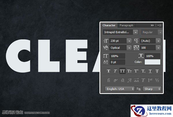 塑料文字:用PS图层样式制作塑料艺术字