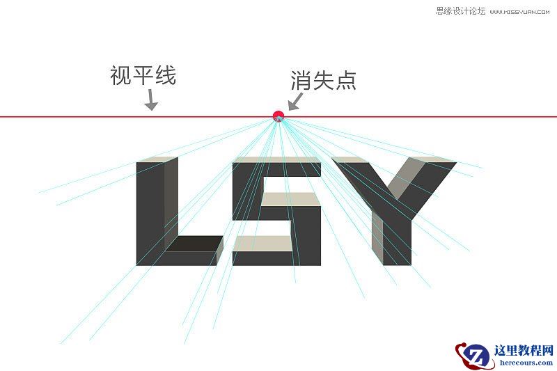 Photoshop制作3D立体字质感的岩石字