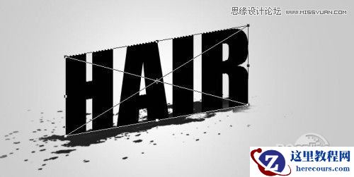 Photoshop制作血迹喷溅效果的艺术字