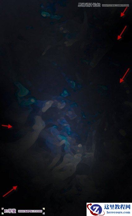 Photoshop设计蓝色发光效果的艺术字