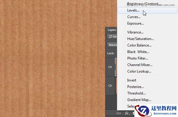 Photoshop制作卡片式镂空艺术字教程