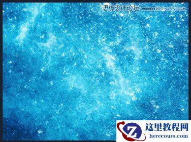 Photoshop制作蓝色冰霜效果的艺术字教程