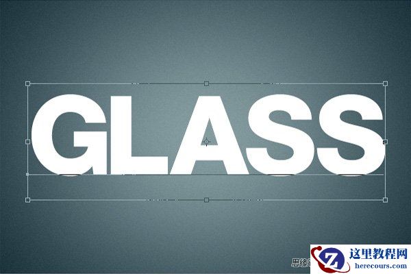 Photoshop制作3D文字金属反光效果