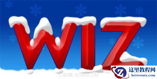 Photoshop制作圣诞节积雪艺术字教程