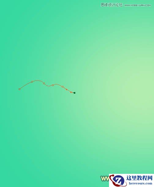 Photoshop制作飘带效果38艺术字教程