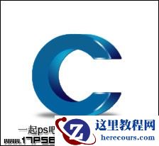 Photoshop简单制作一个反光立体文字