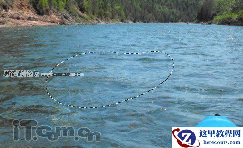 Photoshop制作水花飞溅的艺术字效果