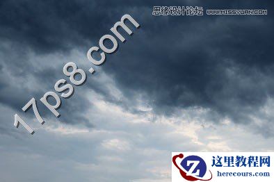 Photoshop合成海边幽灵住的石屋场景