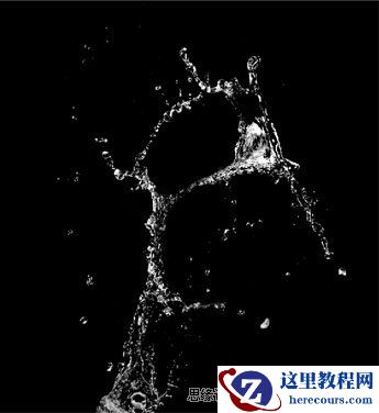 Photoshop制作奇趣的水花艺术字