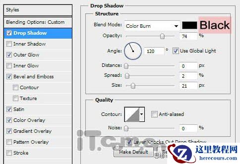 Photoshop制作发着蓝光的金属立体字