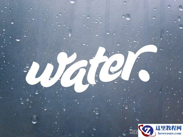 Photoshop制作水晶立体字效果