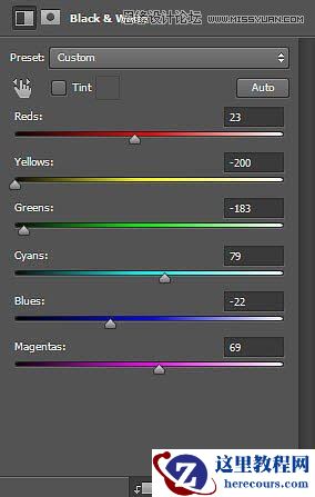 Photoshop制作紫色绚丽的星空艺术字教程