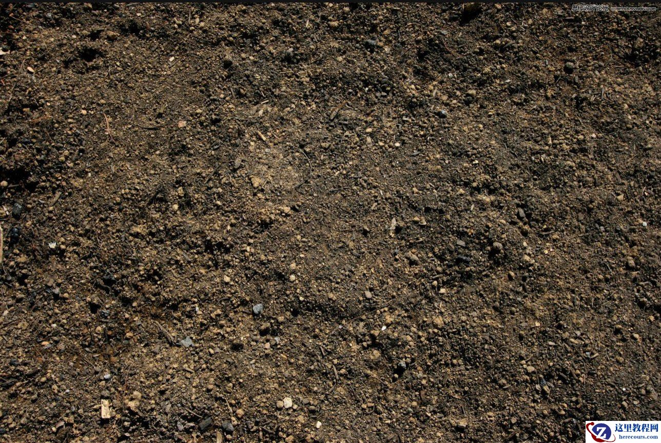 粉末文字：用PS制作桌面上的粉末艺术字