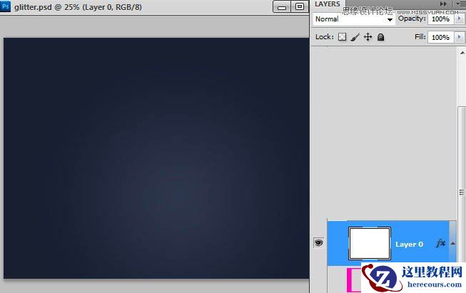 Photoshop制作由圆点组成的彩色艺术字教程