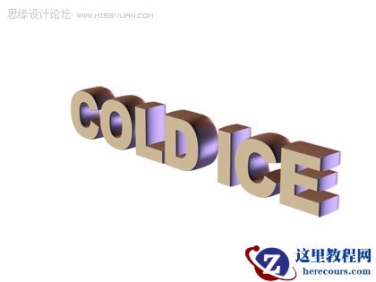 Photoshop制作令人惊叹的3D文字效果