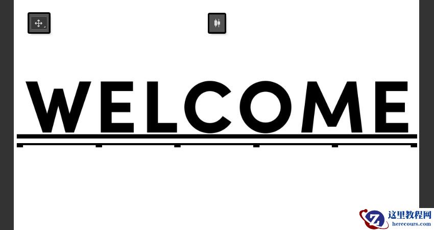 Photoshop制作3D立体风格的矩阵LED字体