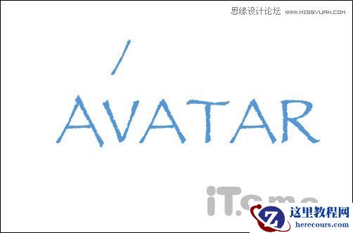 Photoshop制作阿凡达电影的宣传海报字体