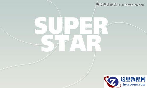 Photoshop制作五角星图案的字体教程