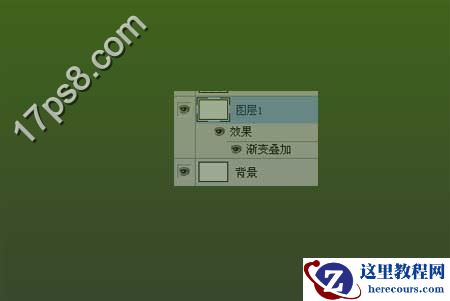 Photoshop制作绿色风格的颓废立体字