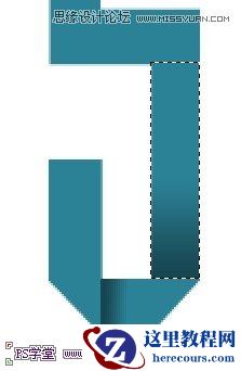 Photoshop制作经典的折叠复古字体教程