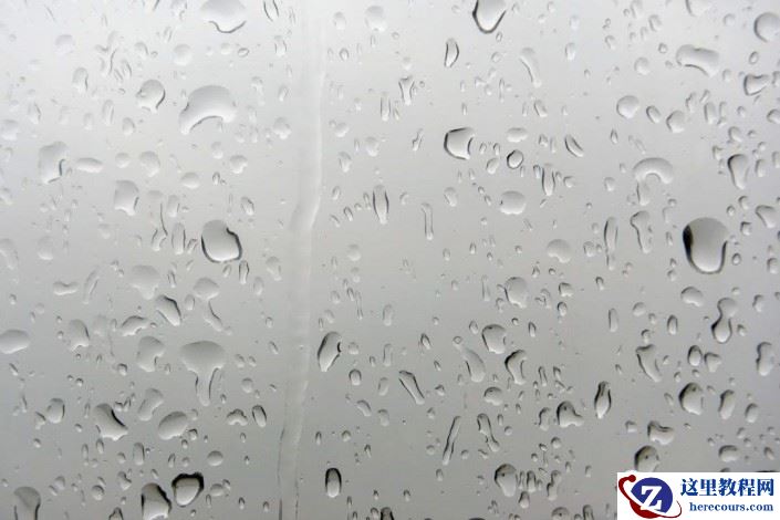 Photoshop制作雨天在玻璃水雾上写字效果