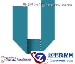 Photoshop制作经典的折叠复古字体教程